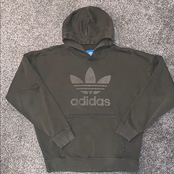 adidas hoodie army green